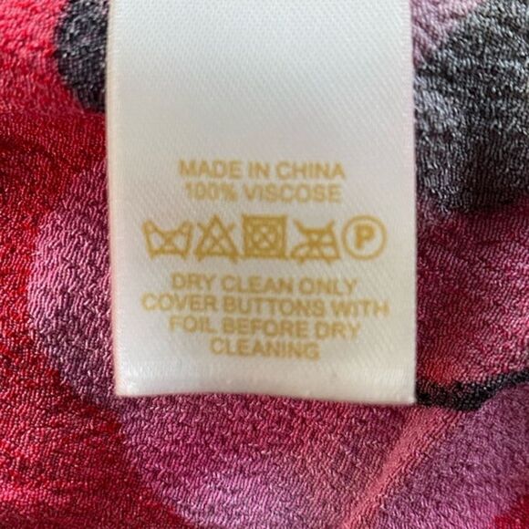 Kate Spade Deco Rose Peplum Sz S - Picture 4 of 8